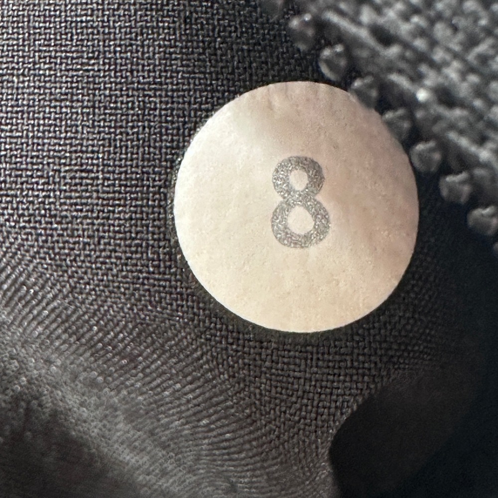 Lululemon Tracker Shorts Black White Geo Print Running Shorts 8 Freckle Flower - Picture 5 of 8
